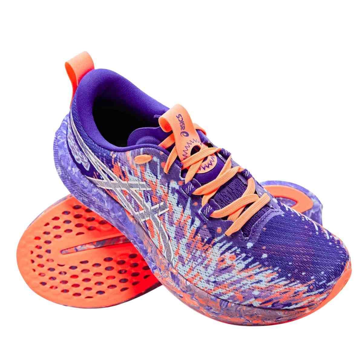 Tenis Corrida Feminino Asics Noosa Tri 16 Azul Vibrante Azul/Laranja 2