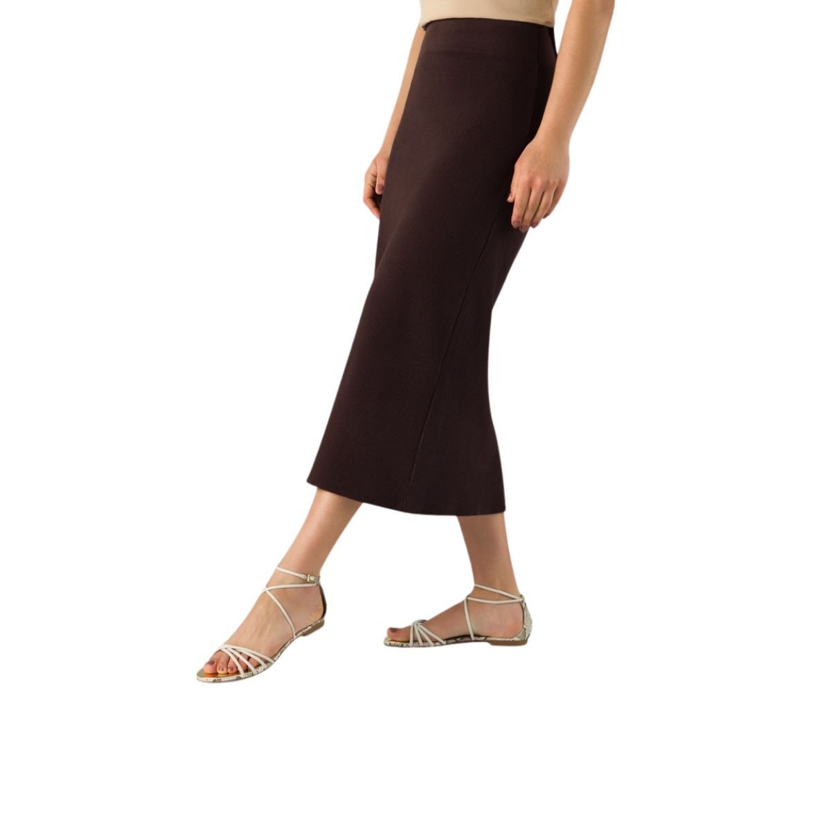 Sandália Feminina Rasteira Luz Da Lua Off White Branco 4