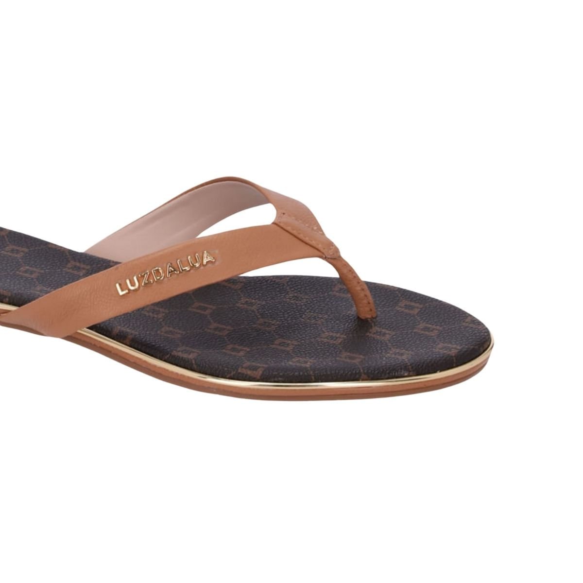 Tamanco Feminino Rasteiro Luz Da Lua Marrom Marrom 3