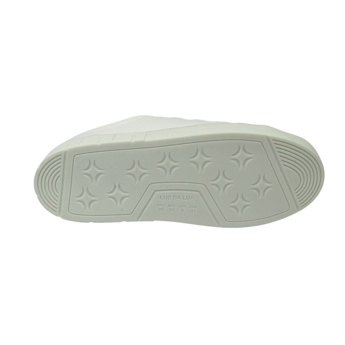 Tênis Moda Feminino Luz Da Lua New Ridge Branco Branco 5