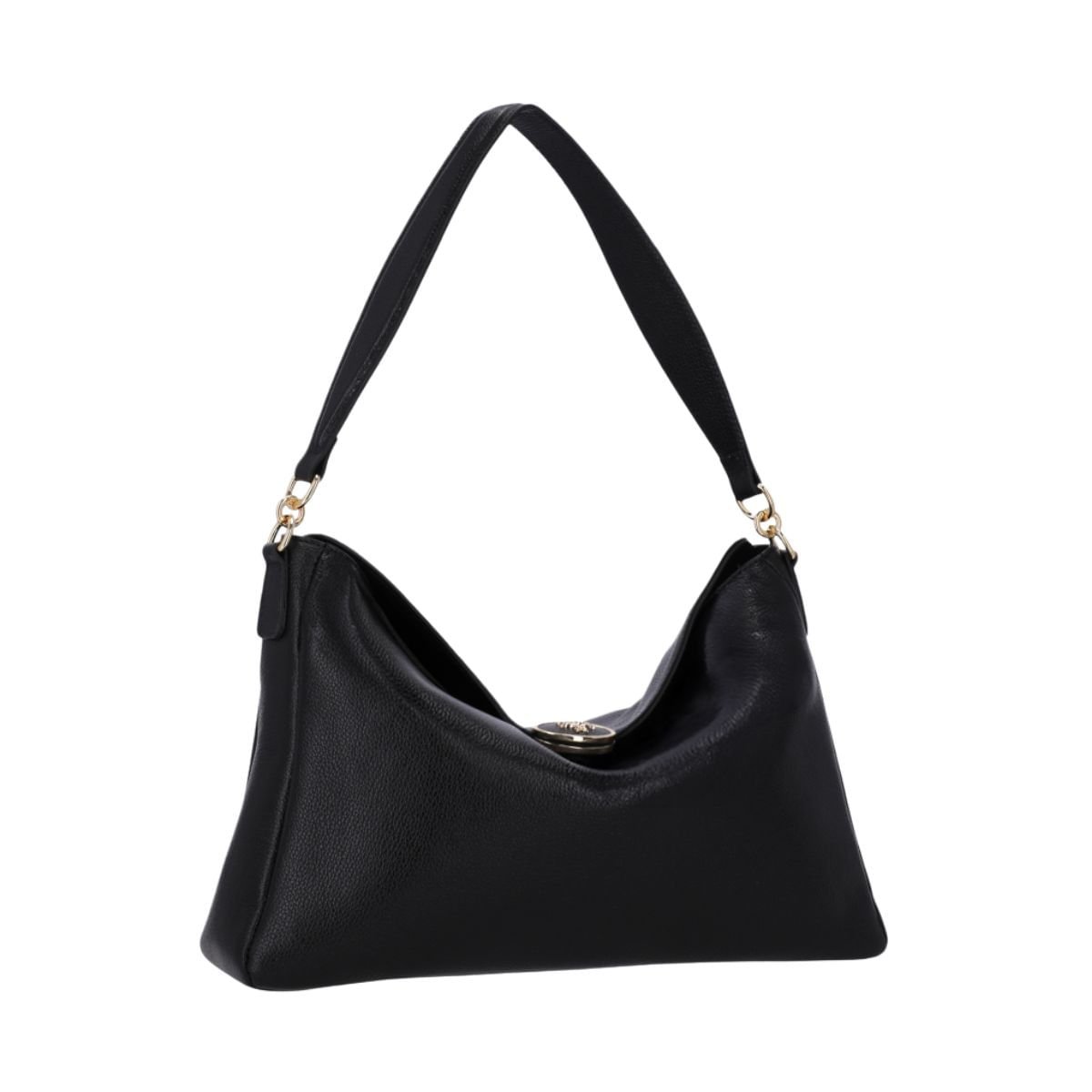 Bolsa Feminina Hobo Grande Luz Da Lua Preta Preto 2