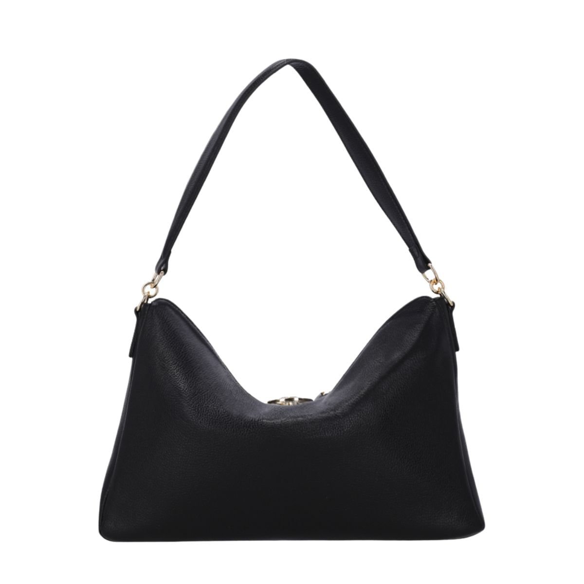 Bolsa Feminina Hobo Grande Luz Da Lua Preta Preto 4