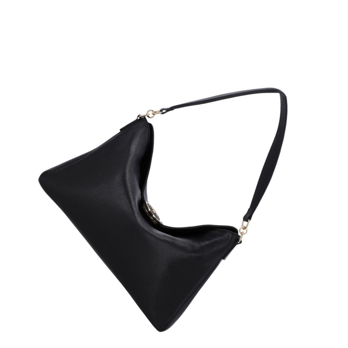 Bolsa Feminina Hobo Grande Luz Da Lua Preta Preto 5