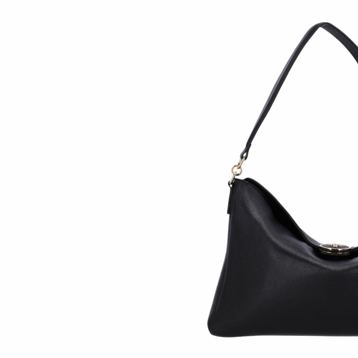 Bolsa Feminina Hobo Grande Luz Da Lua Preta Preto 7