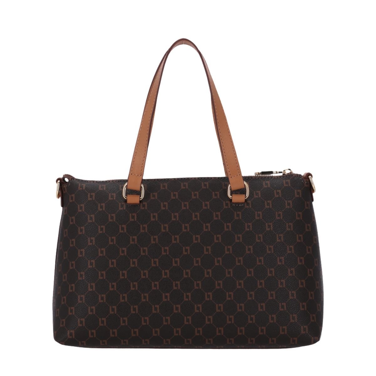 Bolsa Feminina Tote Grande Monograma Luz Da Lua Marrom Café 4