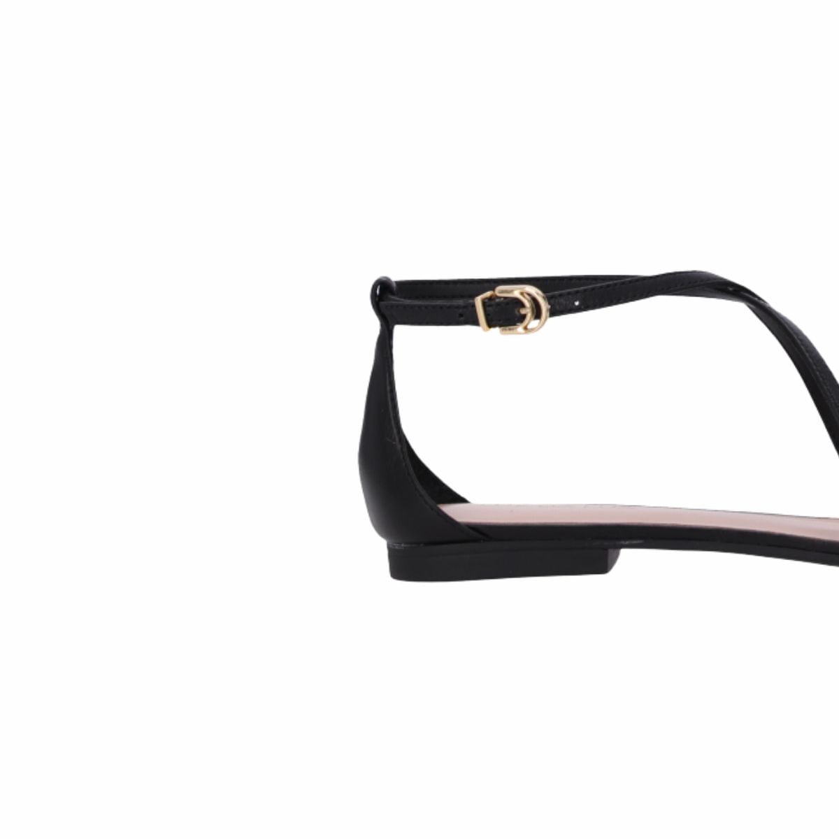 Sandália Feminina Rasteira Luz Da Lua Preta Preto 7