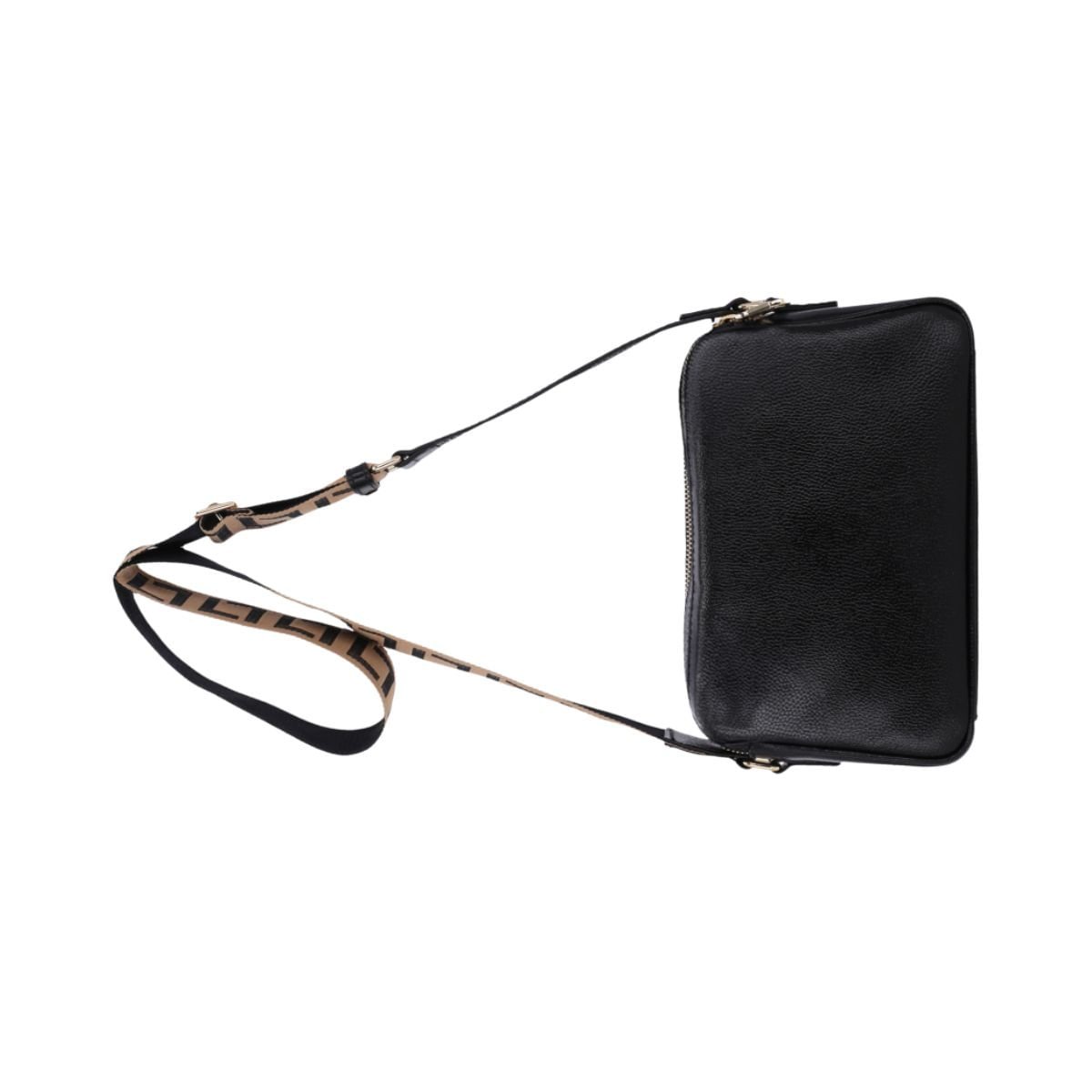 Bolsa Feminina Tiracolo Pequena Luz Da Lua New Ridge Preta Preto 6