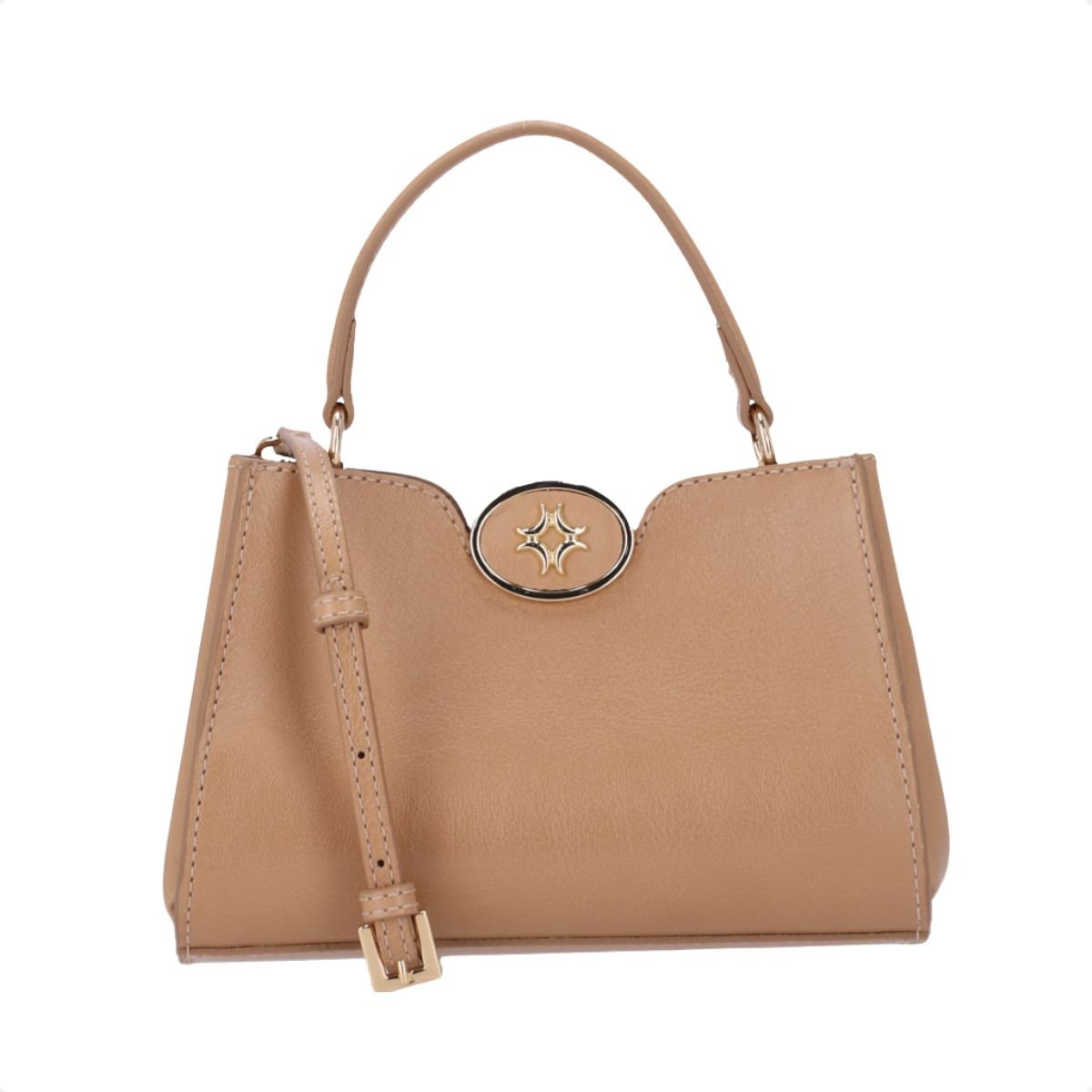 Bolsa Feminina Mini Bag Diana Luz Da Lua Bege