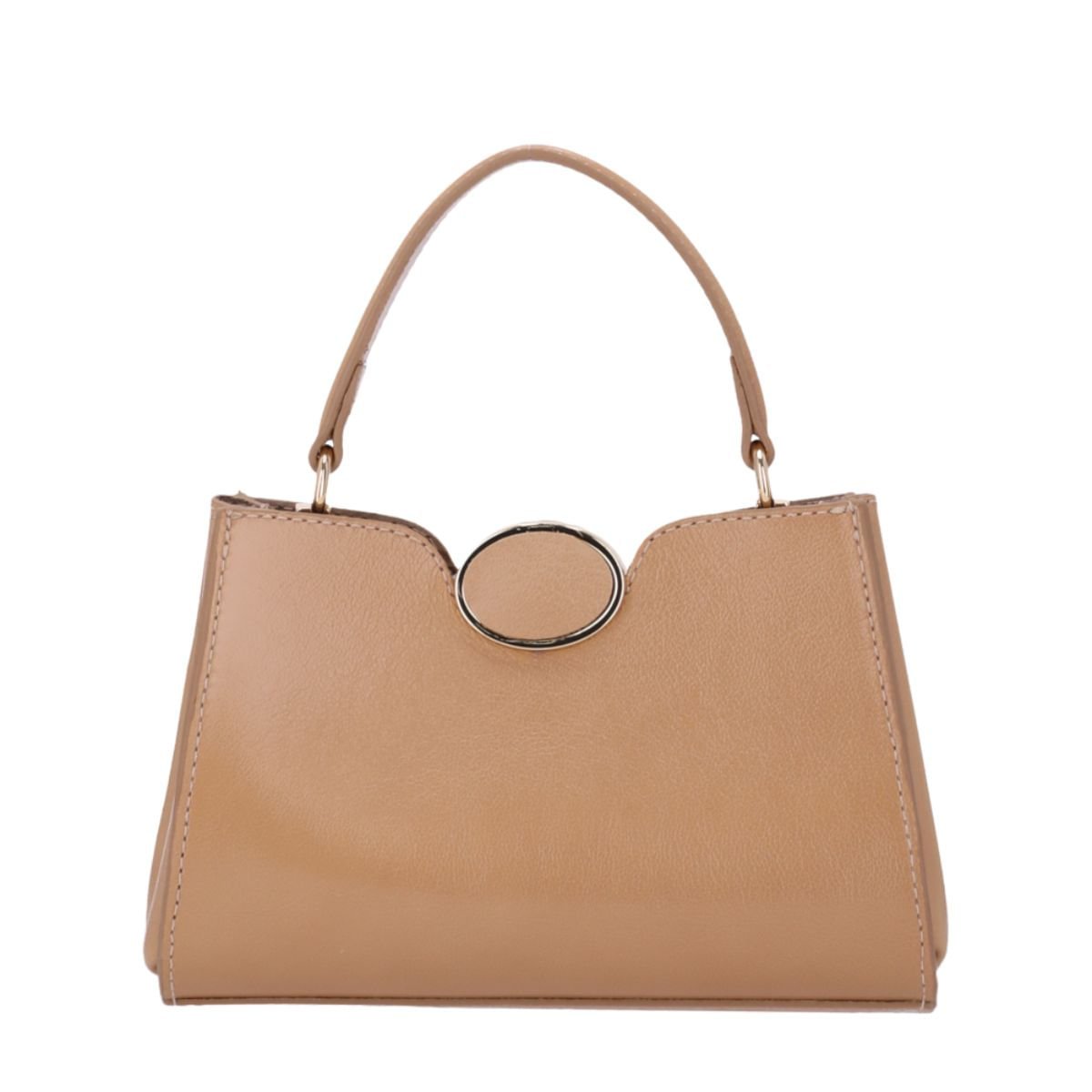 Bolsa Feminina Mini Bag Diana Luz Da Lua Bege Marrom 4