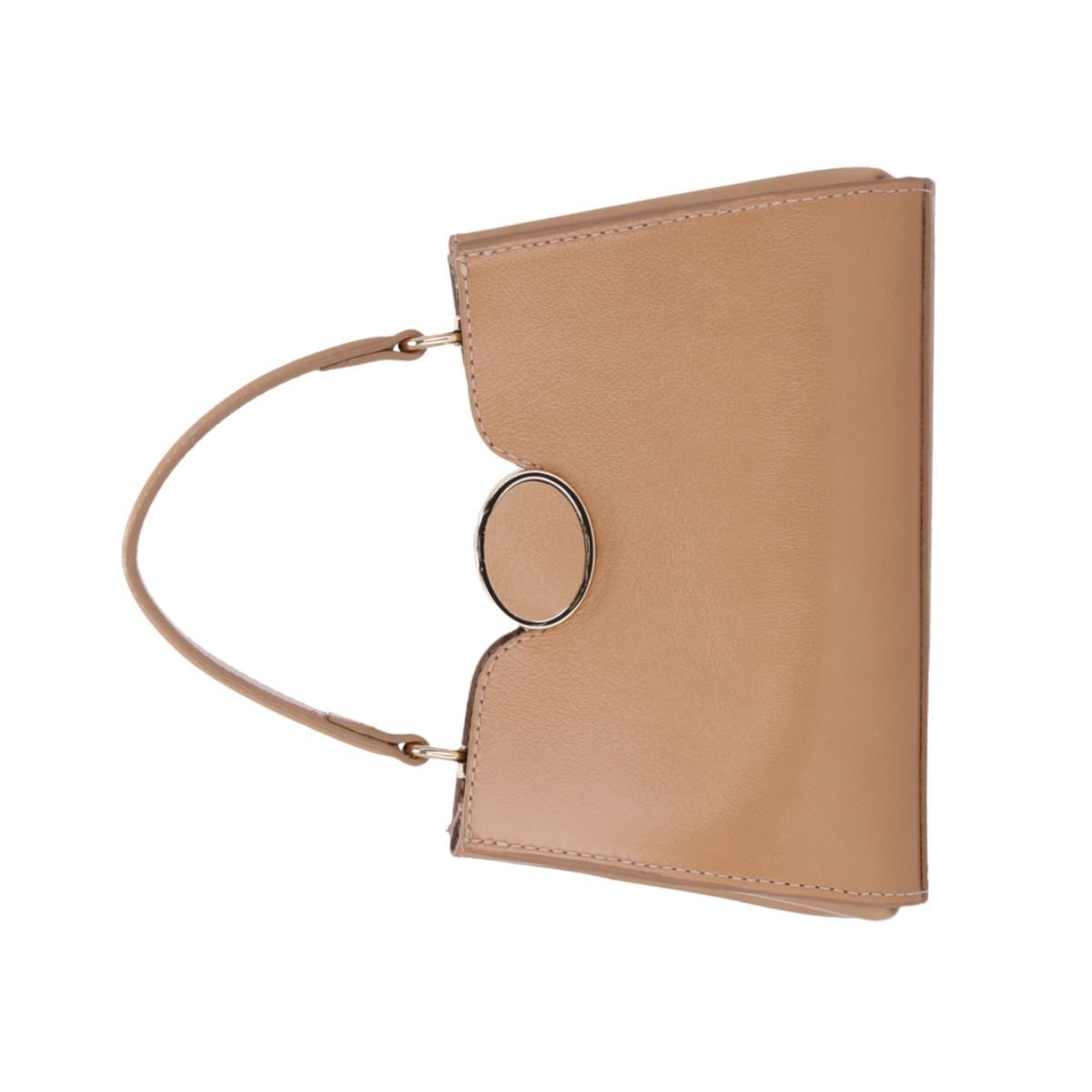 Bolsa Feminina Mini Bag Diana Luz Da Lua Bege Marrom 6