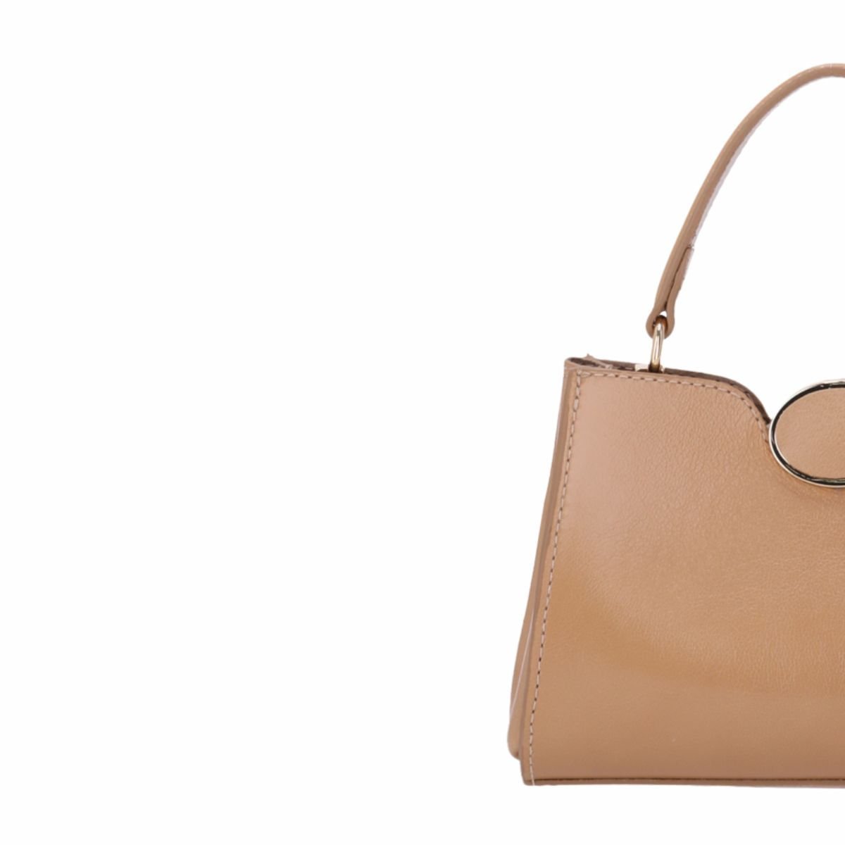 Bolsa Feminina Mini Bag Diana Luz Da Lua Bege Marrom 7