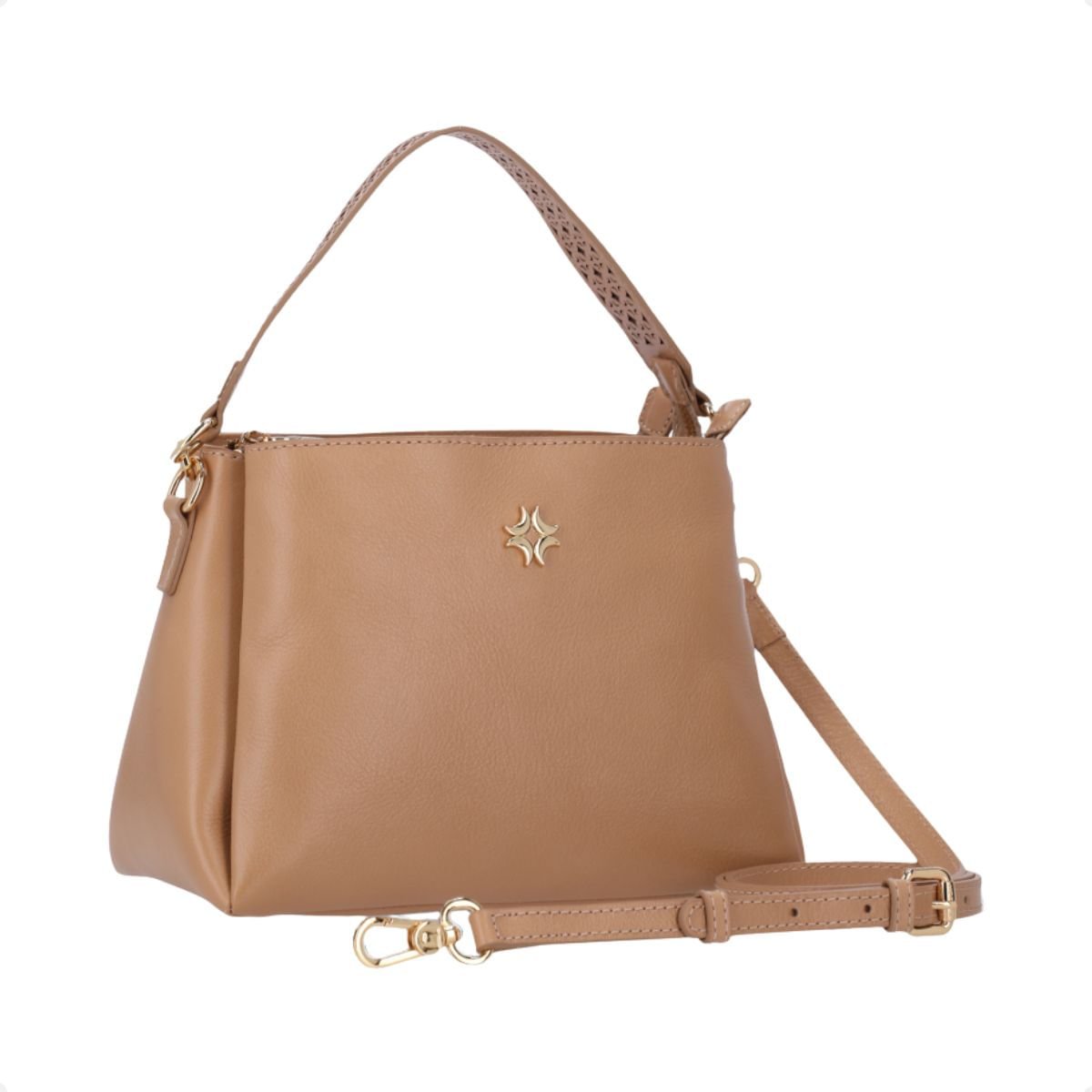 Bolsa Fem Transversal Luz Da Lua  2000718- Marrom 3