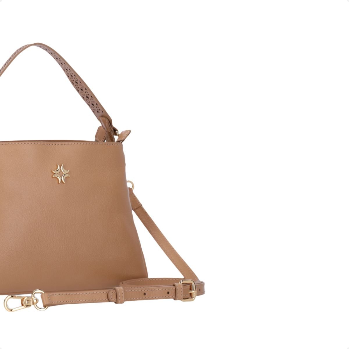 Bolsa Fem Transversal Luz Da Lua  2000718- Marrom 5