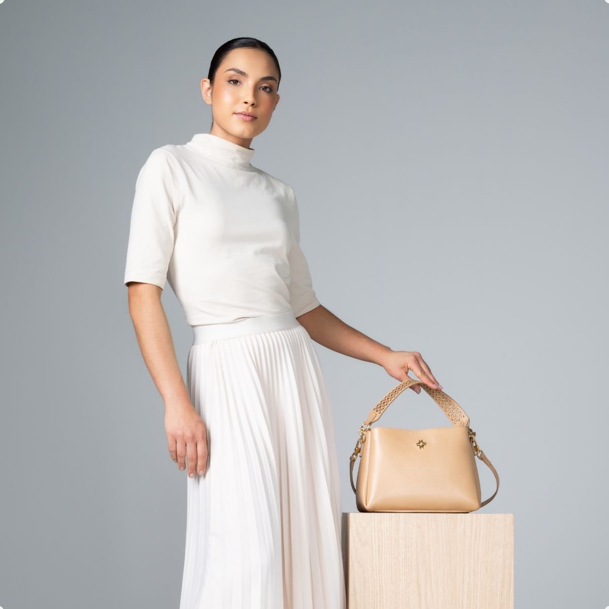 Bolsa Fem Transversal Luz Da Lua  2000718- Marrom 7