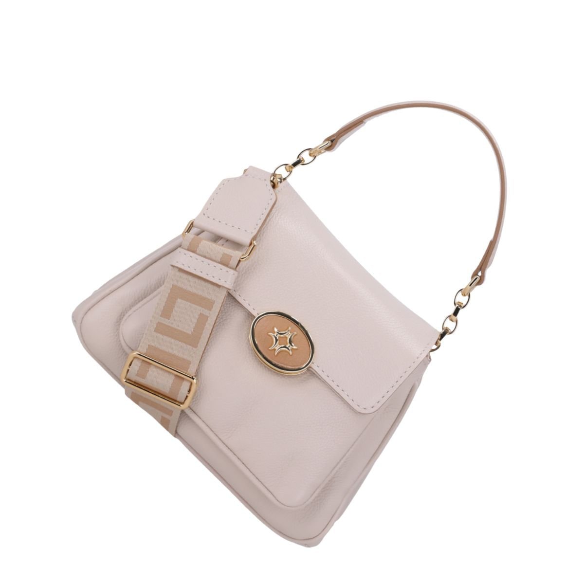 Bolsa Feminina Satchel Pequena New Ridge Luz Da Lua Branca Off White 6