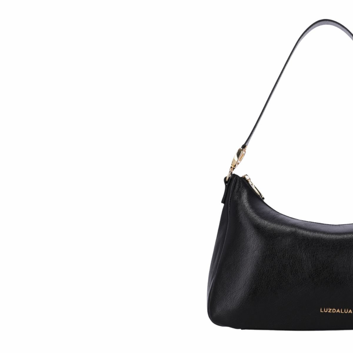 Bolsa Feminina Hobo Média Luz Da Lua Preta Preto 7