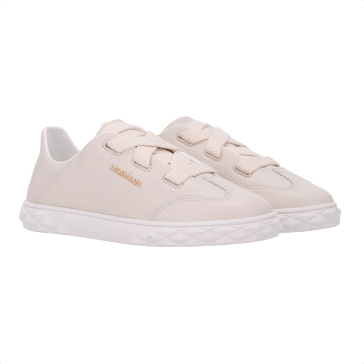 Tênis Moda Casual Feminino Luz Da Lua Bege 4