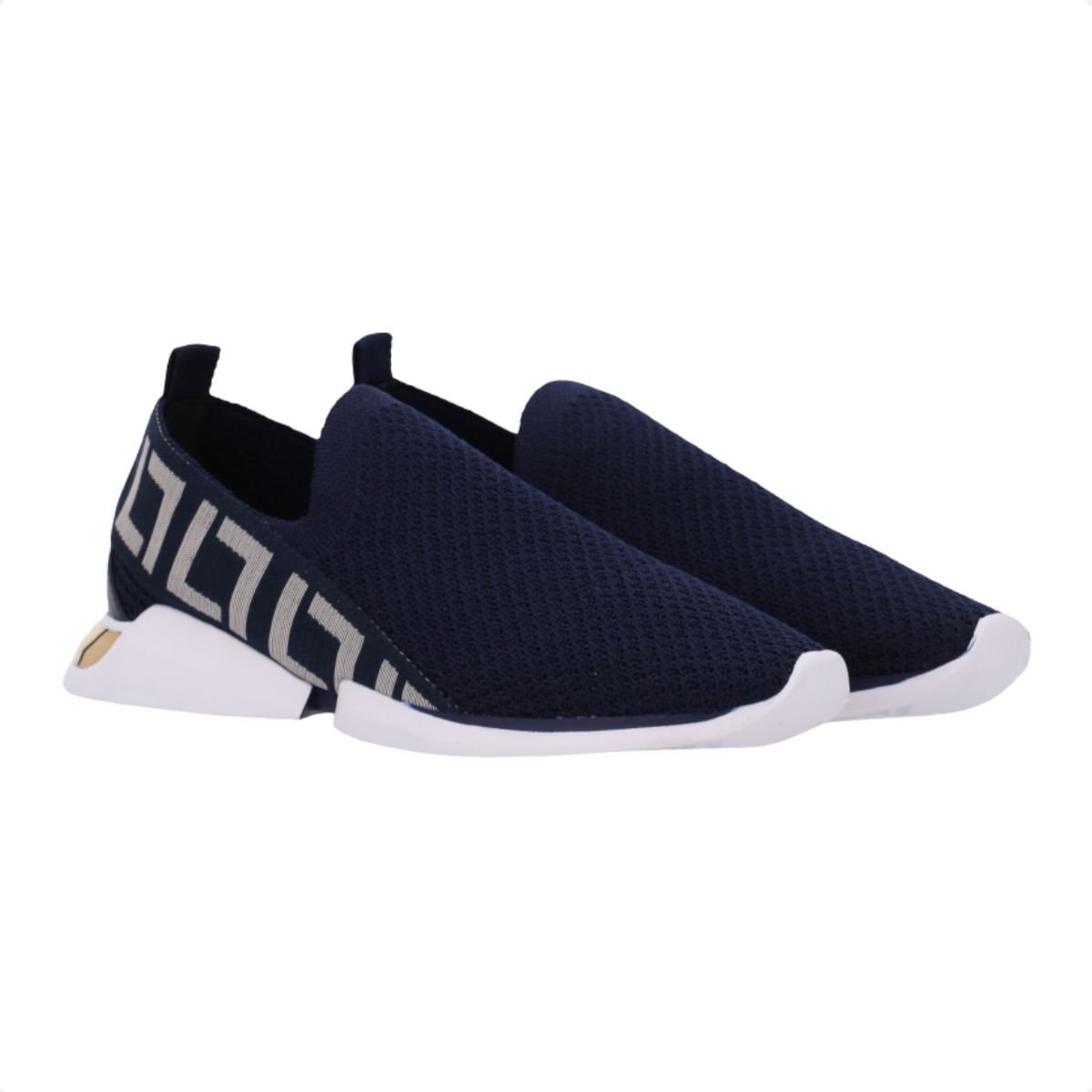 Tênis Space Knit Slip On Luz Da Lua Azul Marinho 4