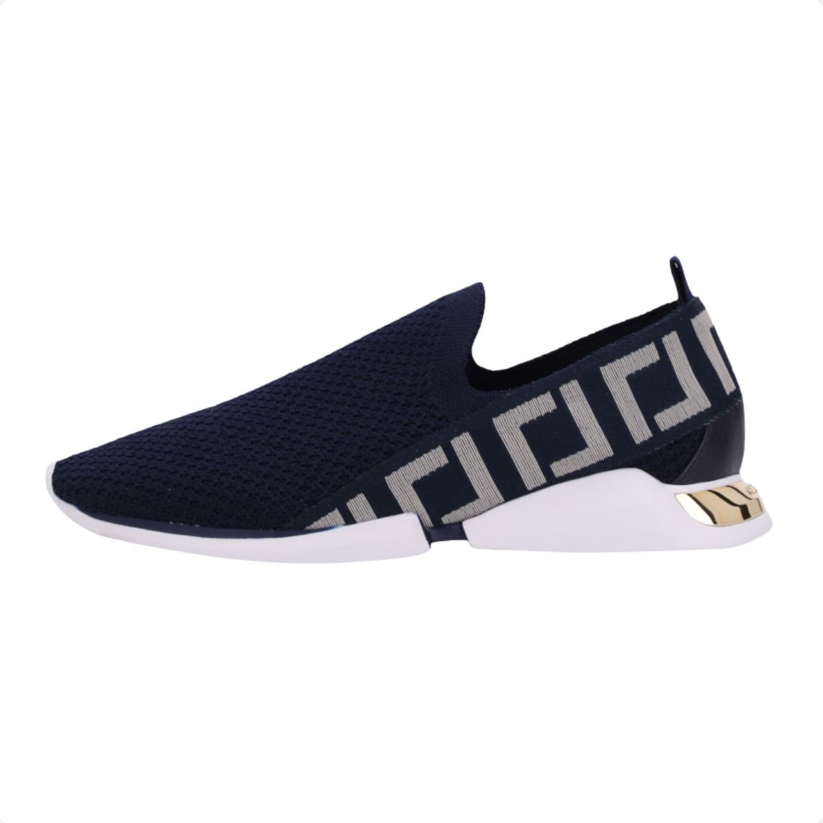 Tênis Space Knit Slip On Luz Da Lua Azul Marinho 5