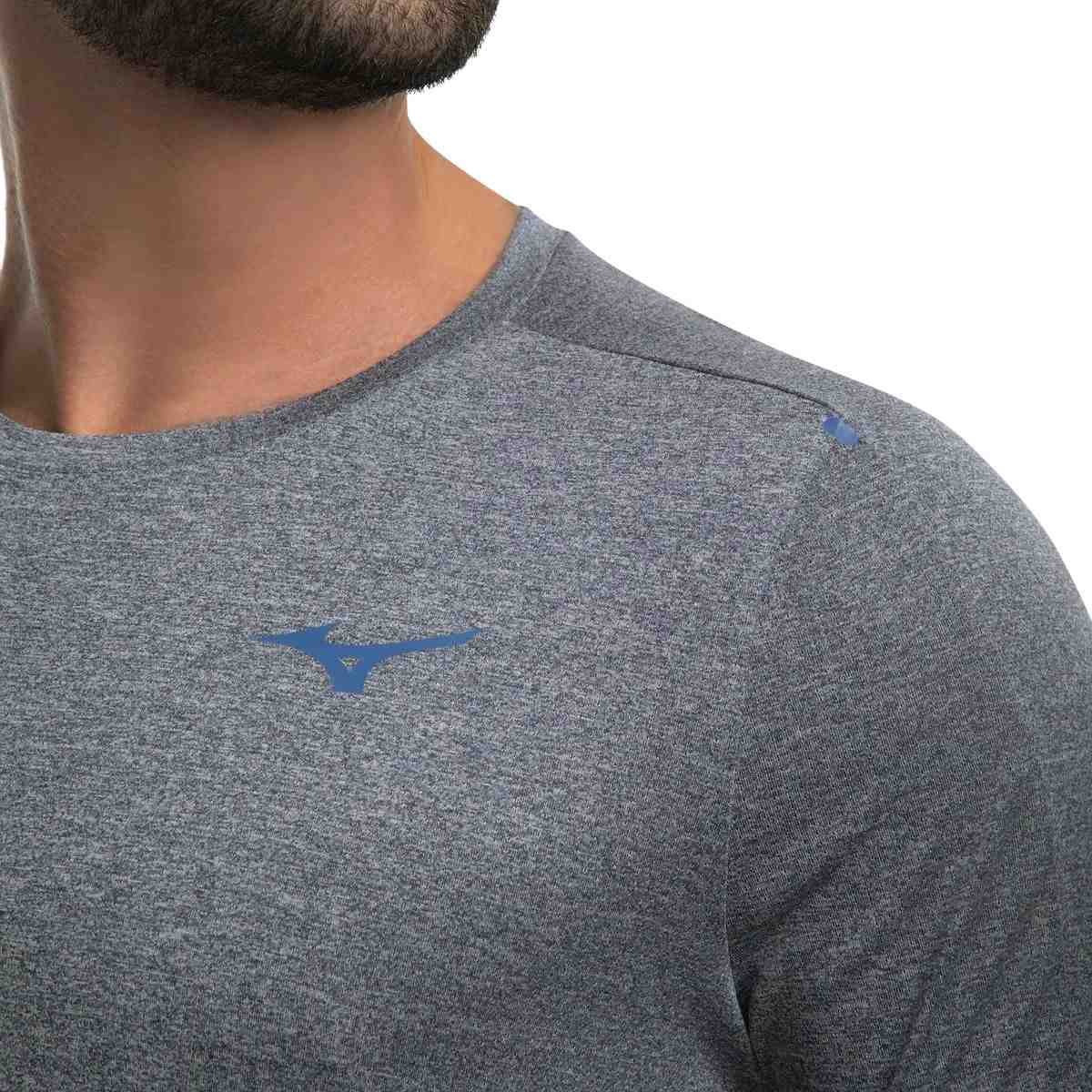Camiseta Masculina Mizuno Prime Cinza Cinza 4