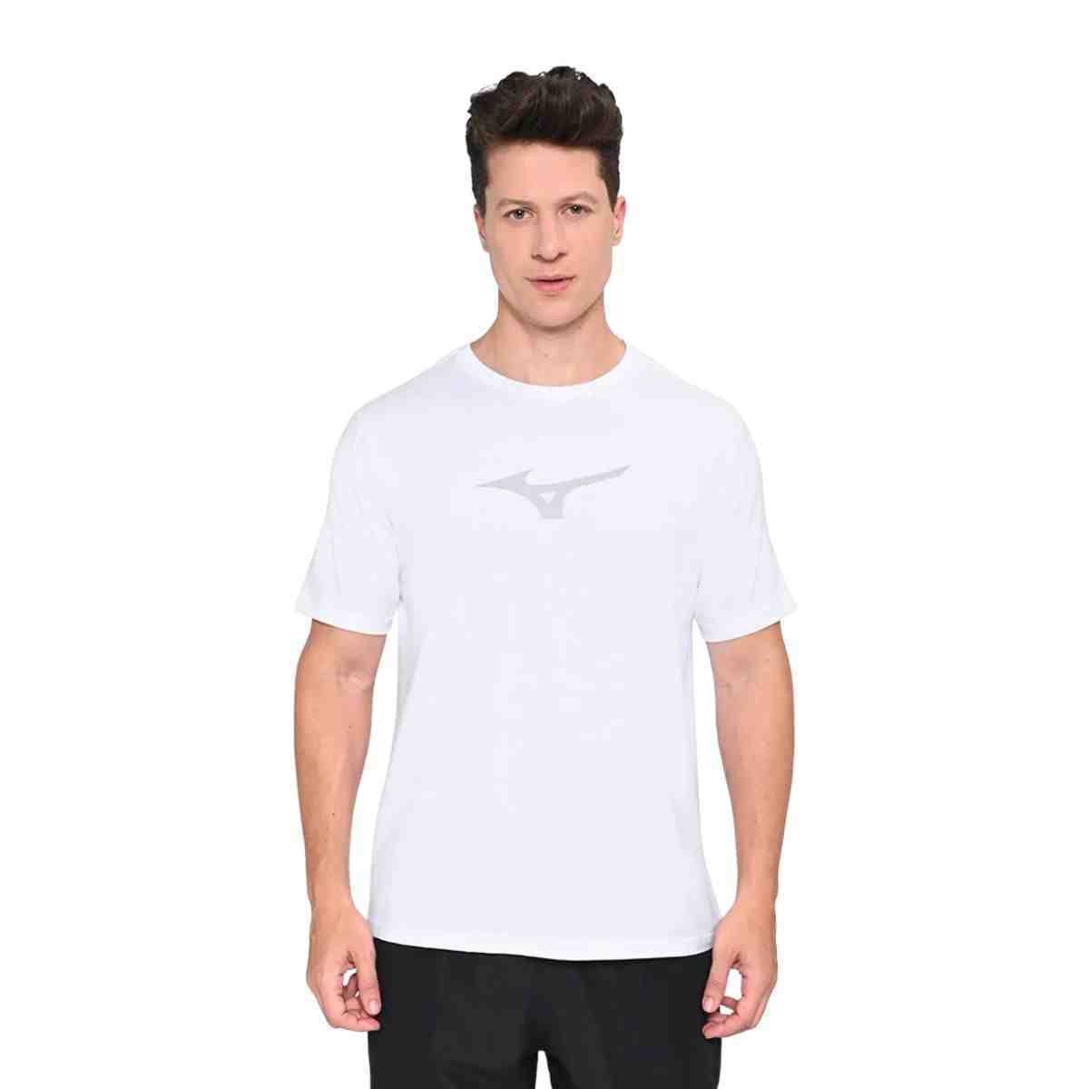 Camiseta Masculina Mizuno Lifestyle Branca