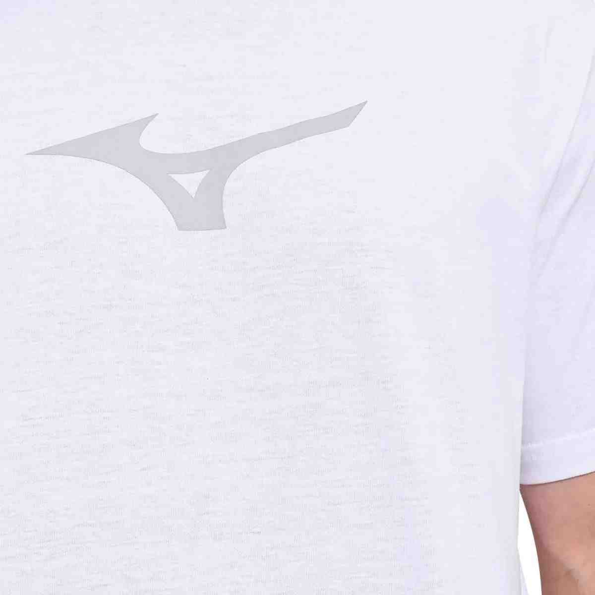 Camiseta Masculina Mizuno Lifestyle Branca Branco 5