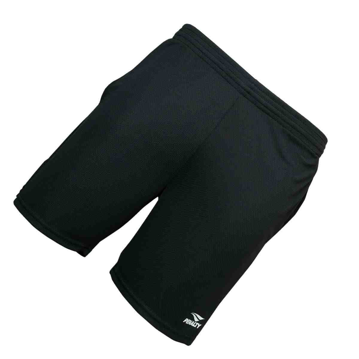 Shorts Masculino Futebol Penalty Max Preto Preto 4