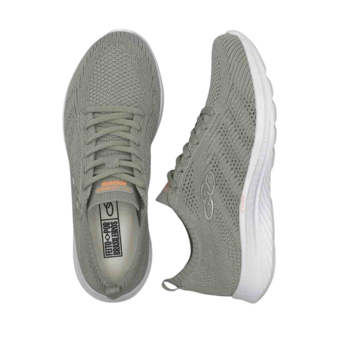 Tênis Feminino Fitness Olympikus 130g Ultraleve Verde Verde 3