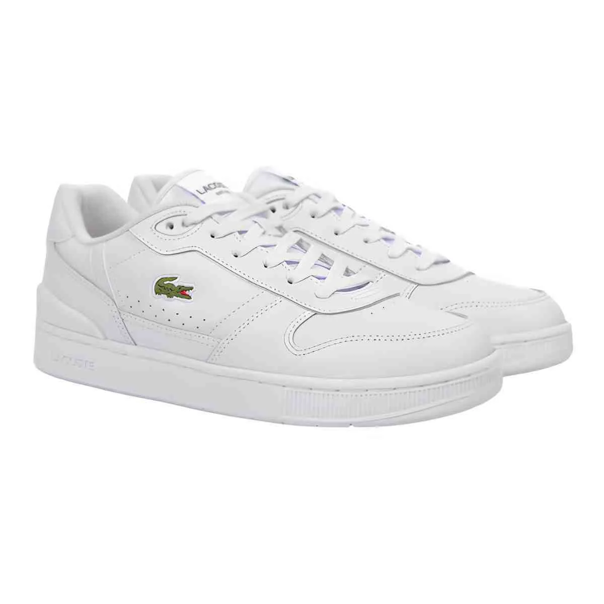 Sapatênis Masculino Lacoste T-Clip Set Branco Branco 2