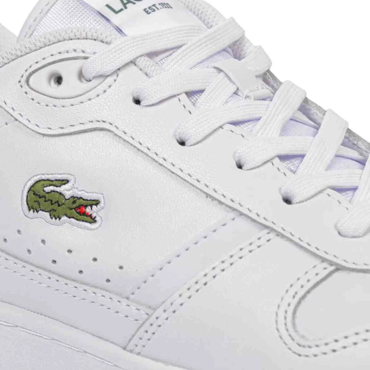 Sapatênis Masculino Lacoste T-Clip Set Branco Branco 4