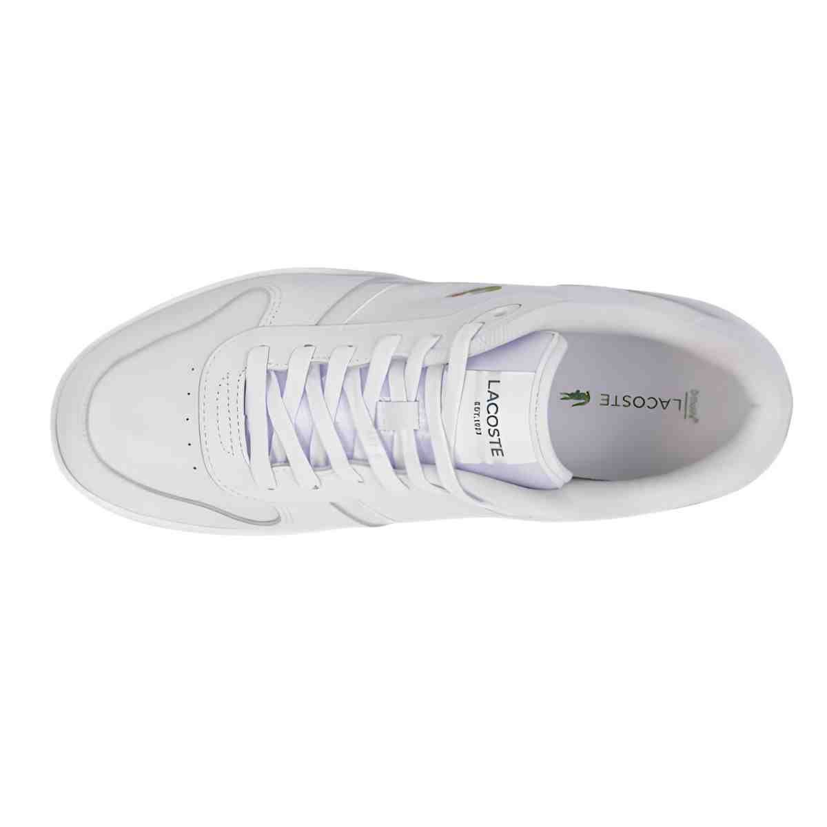 Sapatênis Masculino Lacoste T-Clip Set Branco Branco 5