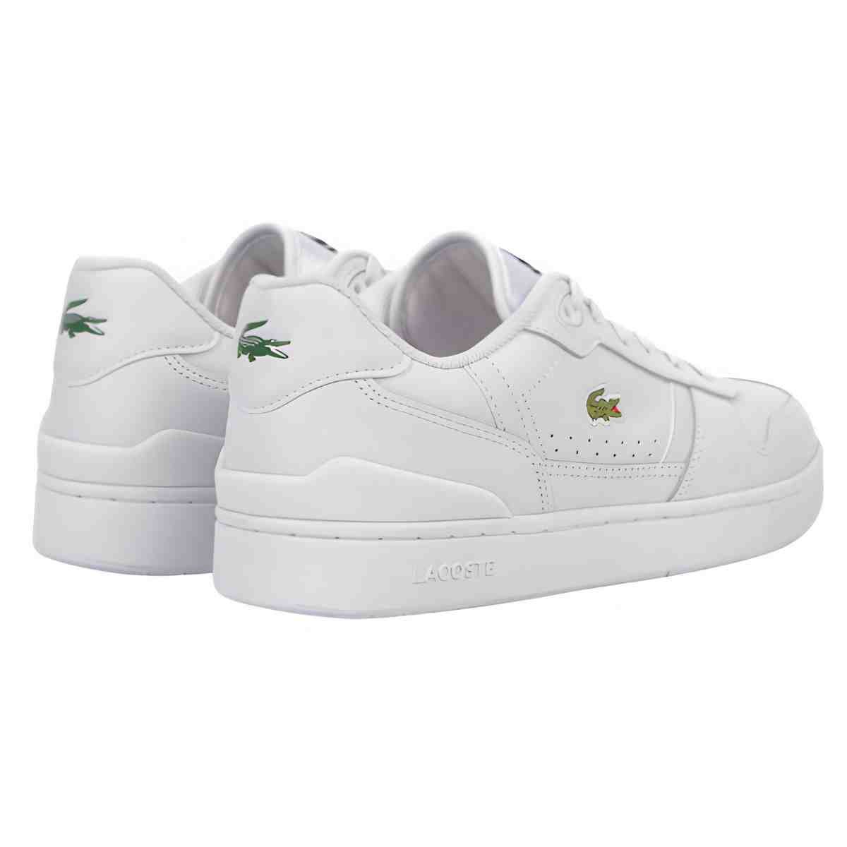 Sapatênis Masculino Lacoste T-Clip Set Branco Branco 6