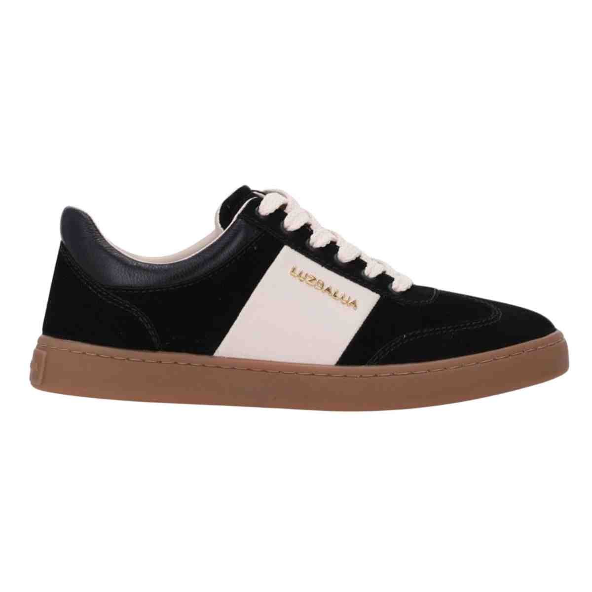 Tênis Moda Feminino Luz Da Lua Certo Preto Com Saara Panna