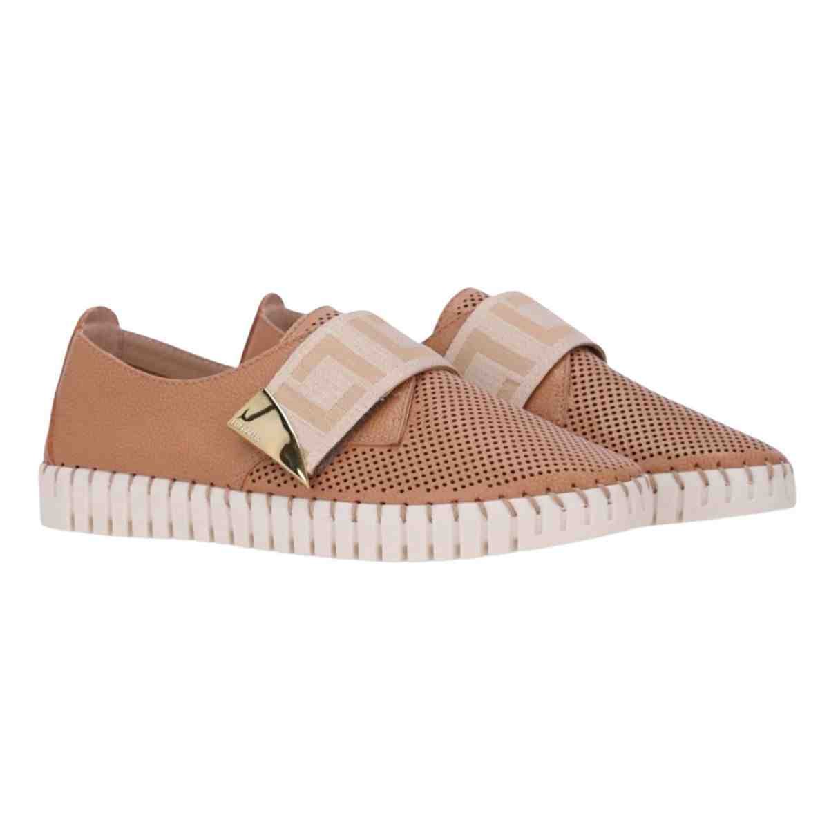 Tênis Moda Feminino Luz Da Lua New Ridge Argila Bege 2
