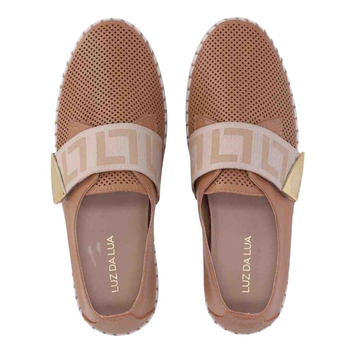 Tênis Moda Feminino Luz Da Lua New Ridge Argila Bege 3