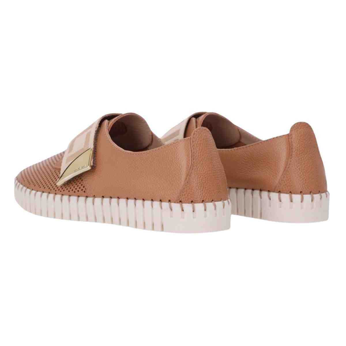 Tênis Moda Feminino Luz Da Lua New Ridge Argila Bege 4