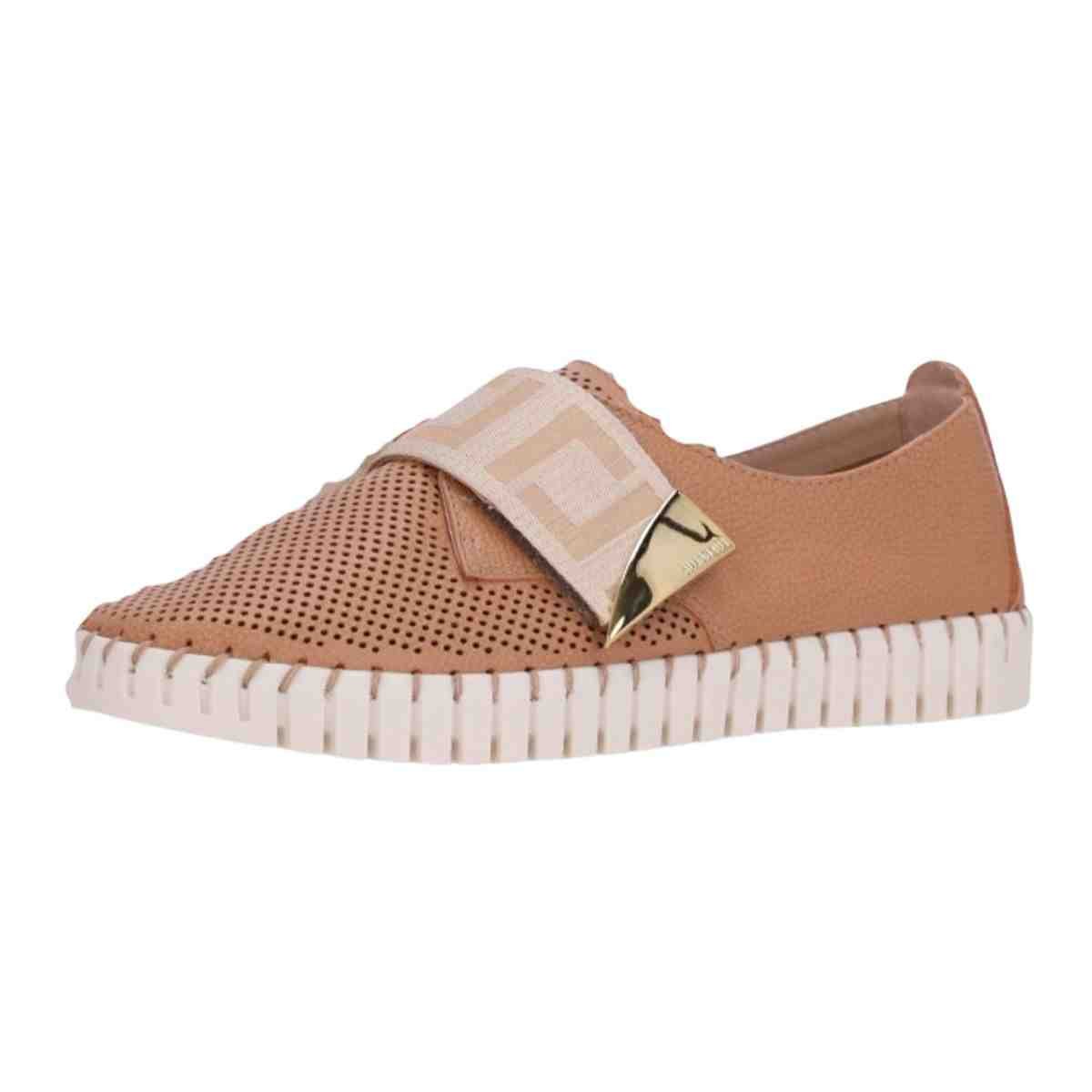 Tênis Moda Feminino Luz Da Lua New Ridge Argila Bege 6