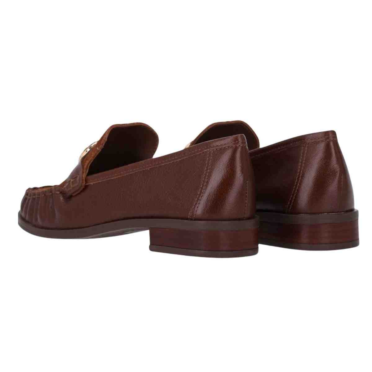 Sapato Feminino Mocassim Luz Da Lua Atacama Camuça Trufa Marrom 5