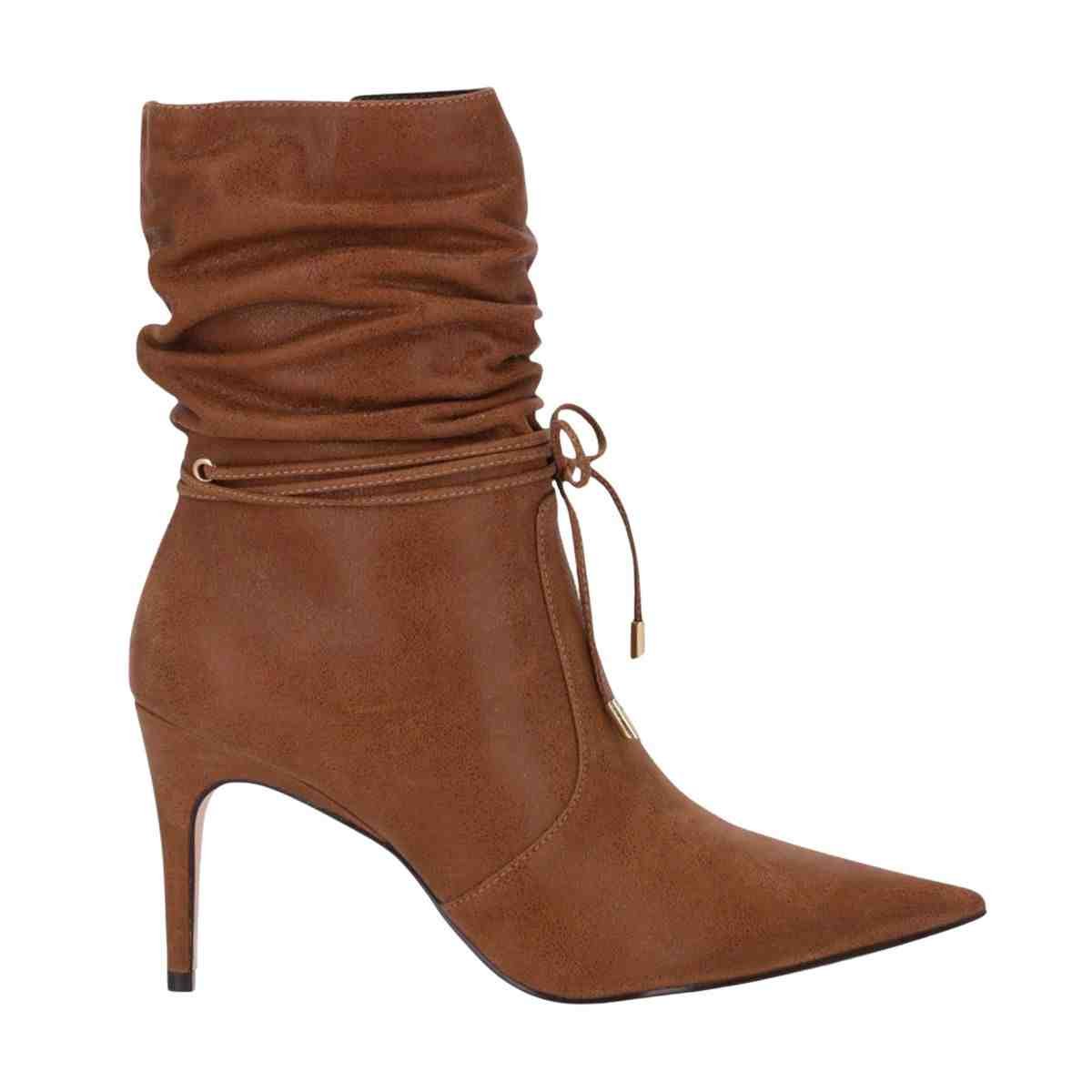 Bota Feminina Cano Médio Luz Da Lua Arenito Canela