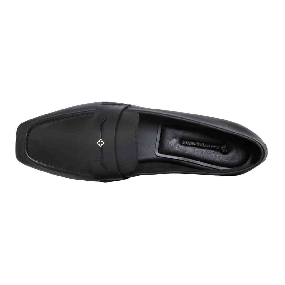 Sapato Feminino Mocassim Loafer Capodarte Preto Preto 5