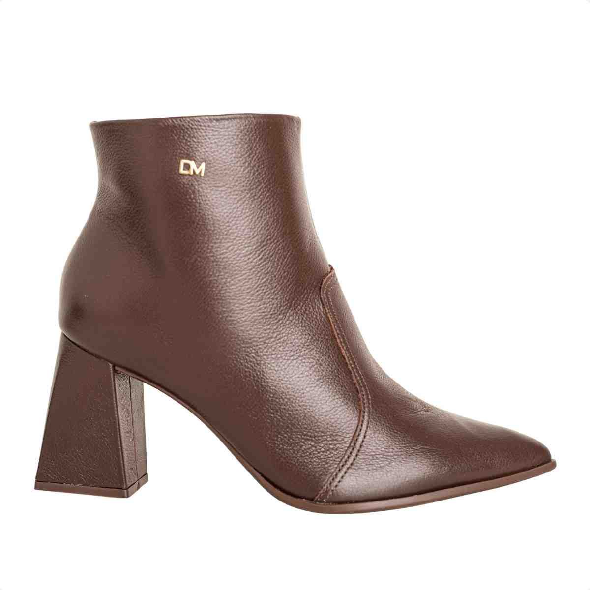 Bota Feminina Dm Com Salto Médio Bloco Torino Expresso