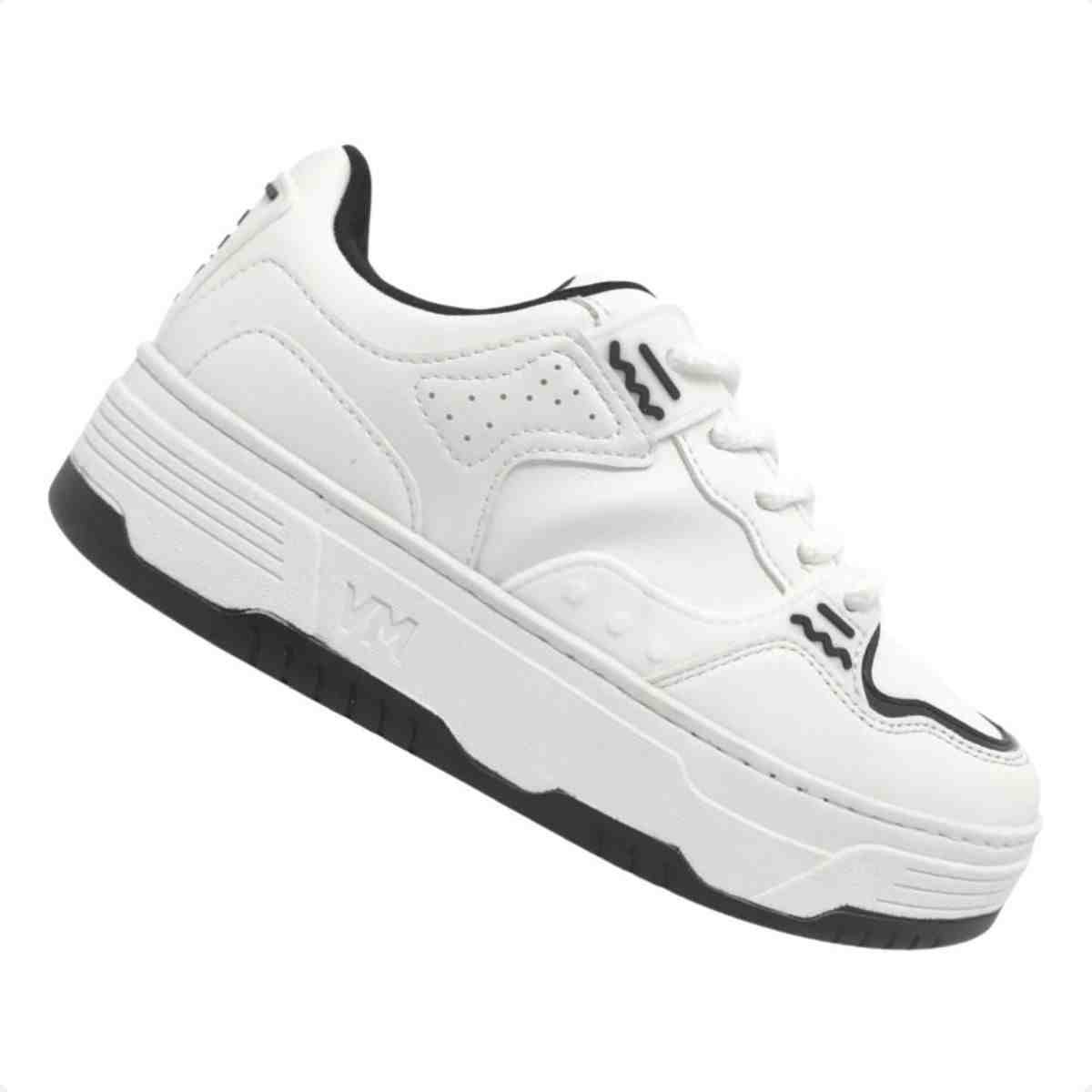 Tênis Moda Feminino Via Marte Casual Branco Branco 6