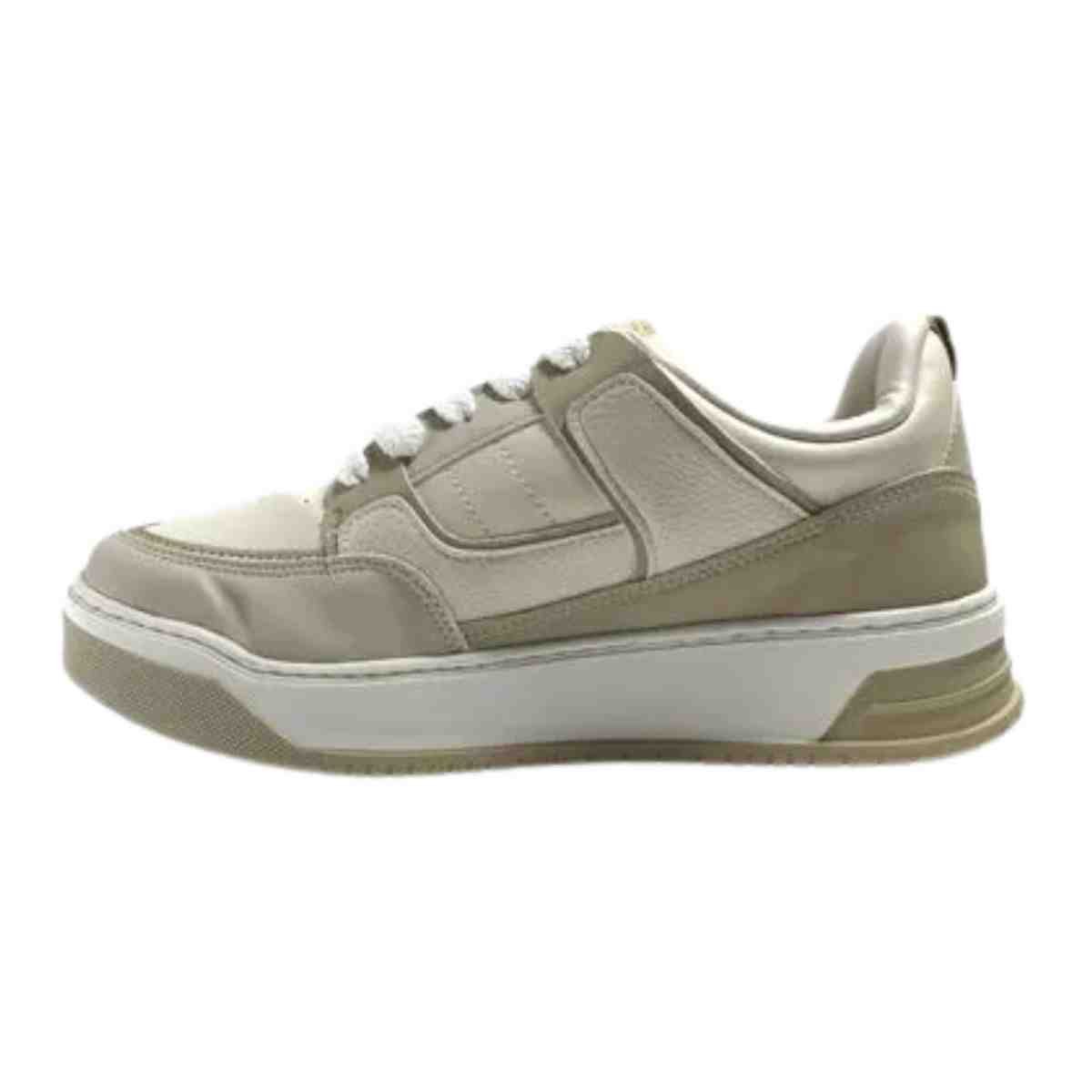 Tênis Casual Feminino Via Marte Street Branco Bege 4