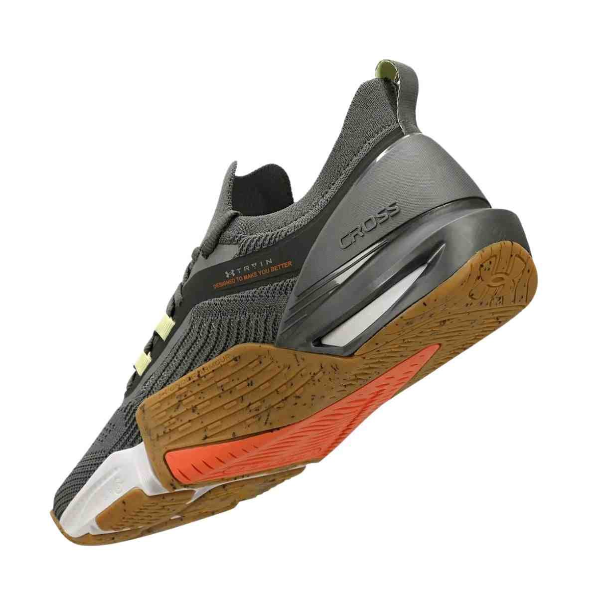 Tênis De Crossfit Masculino Under Armour Tribase Cross 2 Se Cinza 4