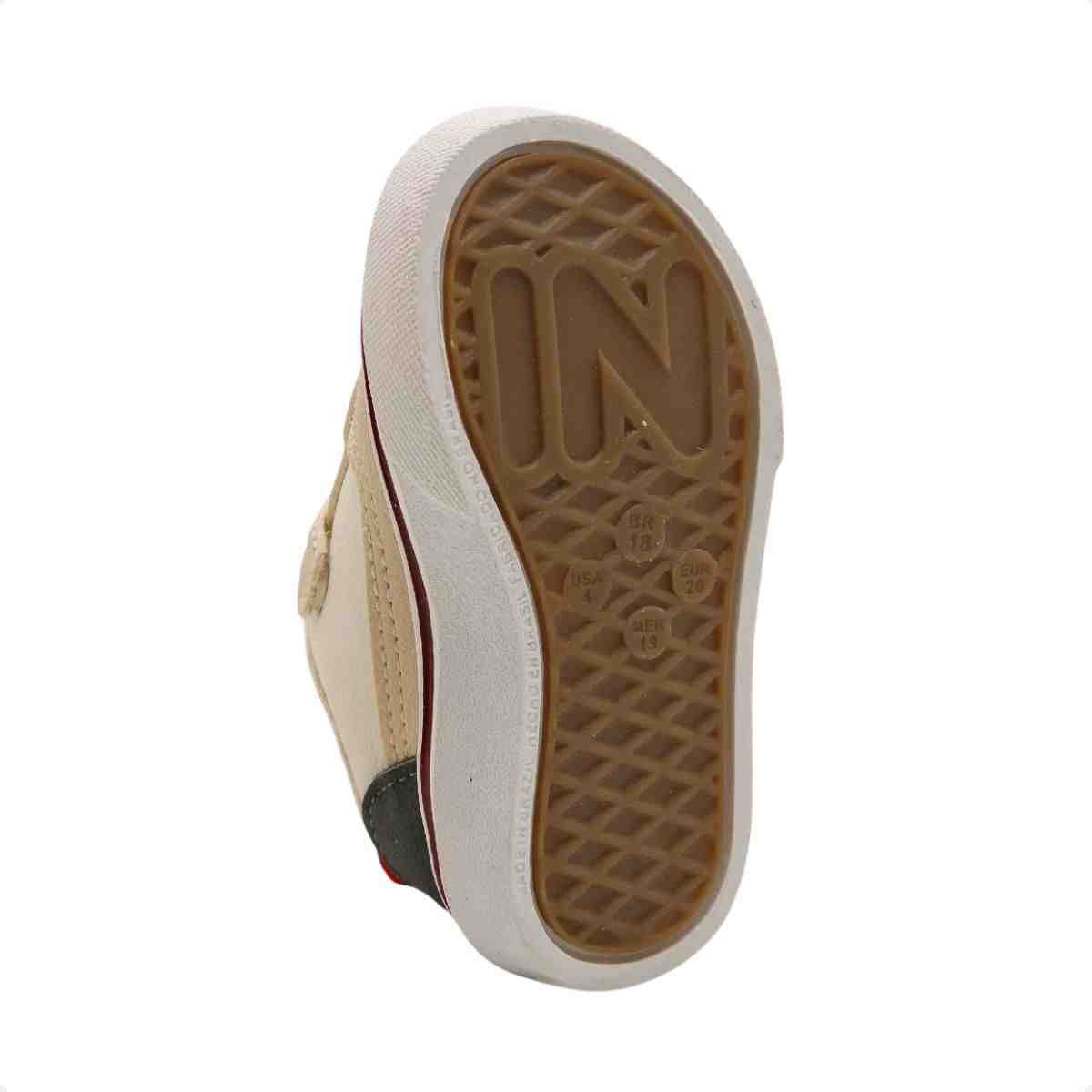 Tênis Casual Infantil Menino Klin Branco Verde Militar Vermelho Bege 6