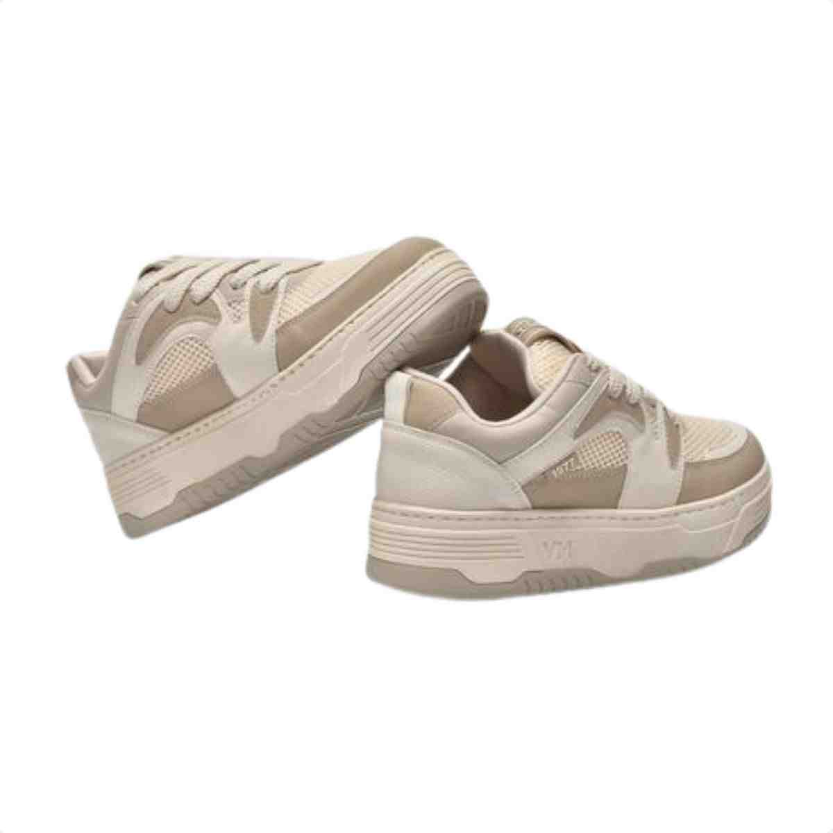 Tênis Casual Feminino Via Marte Marfim Bege 3