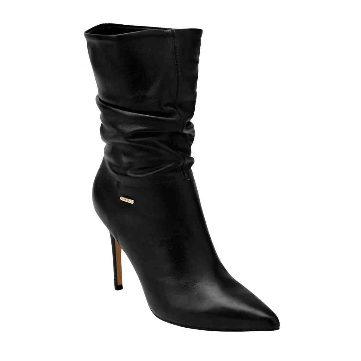 Bota Fem Cano Baixo Bottero 378201-6 Preto 3