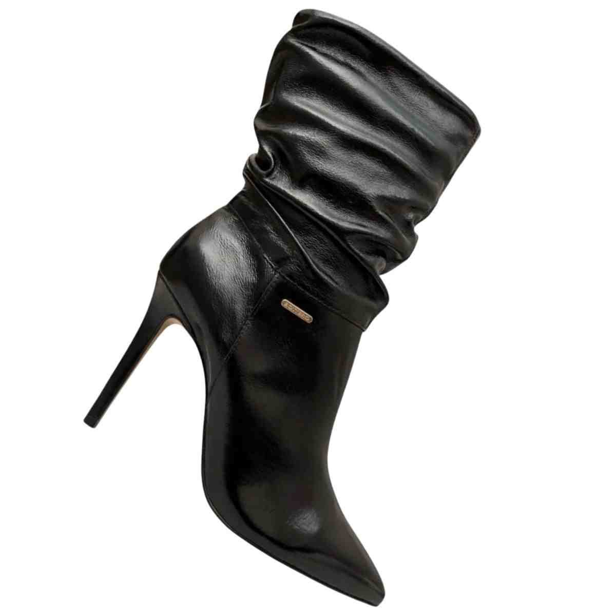 Bota Fem Cano Baixo Bottero 378201-6 Preto 7