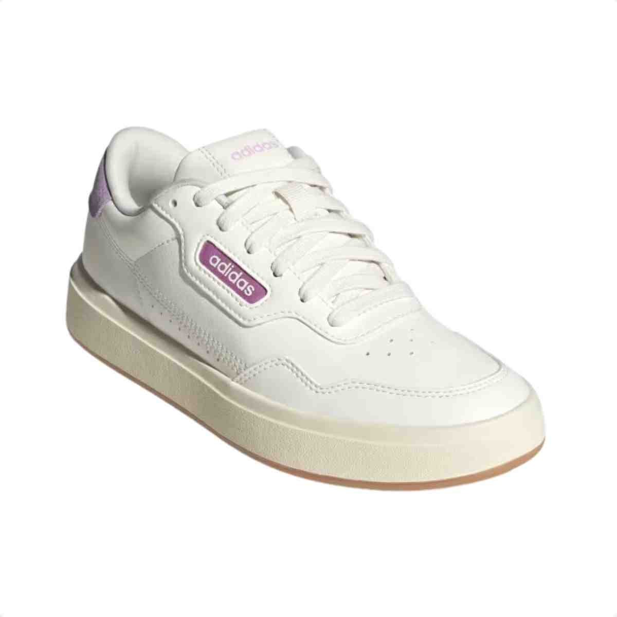 Tênis Feminino Adidas Casual Off White Preloved Purple Gum Branco 2