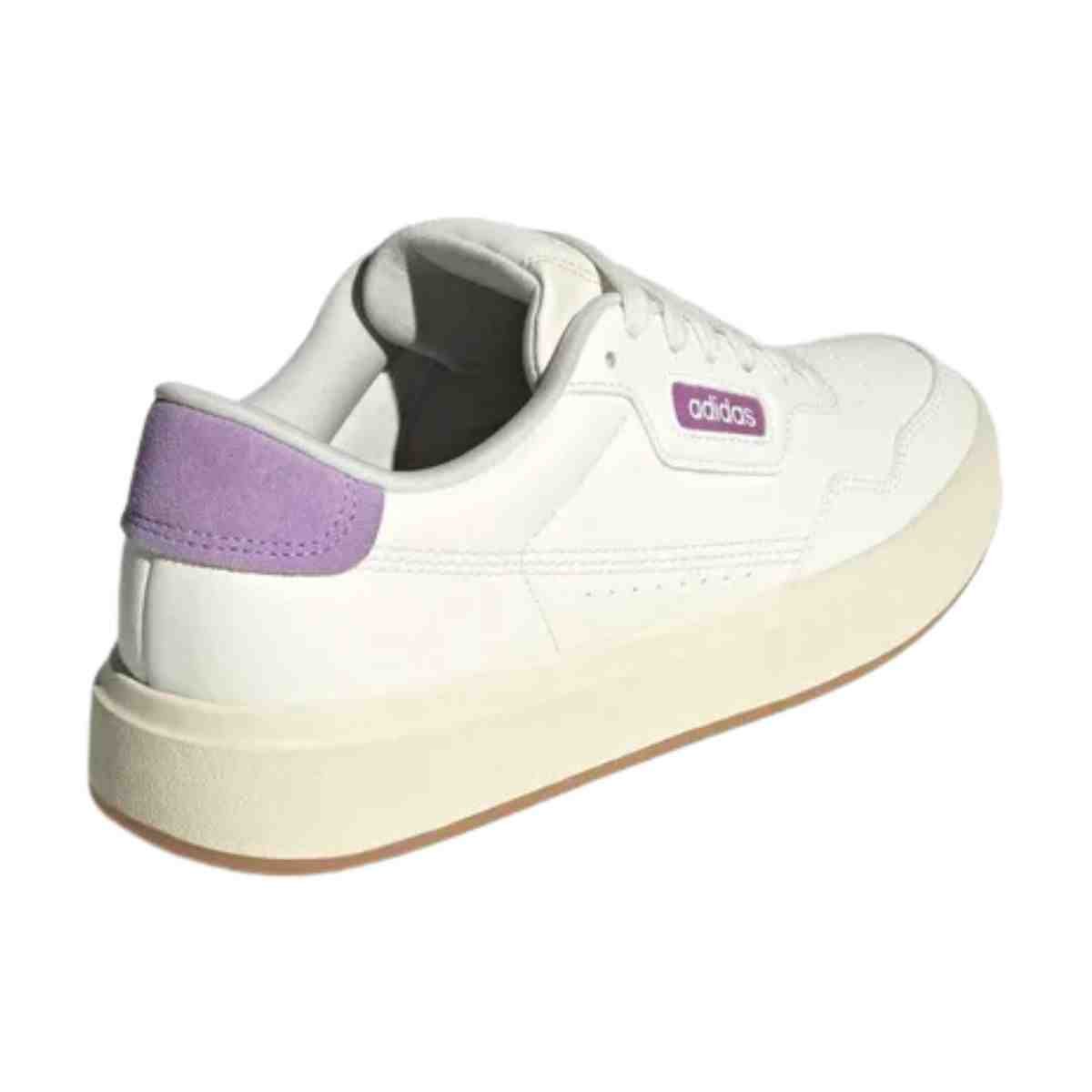 Tênis Feminino Adidas Casual Off White Preloved Purple Gum Branco 4